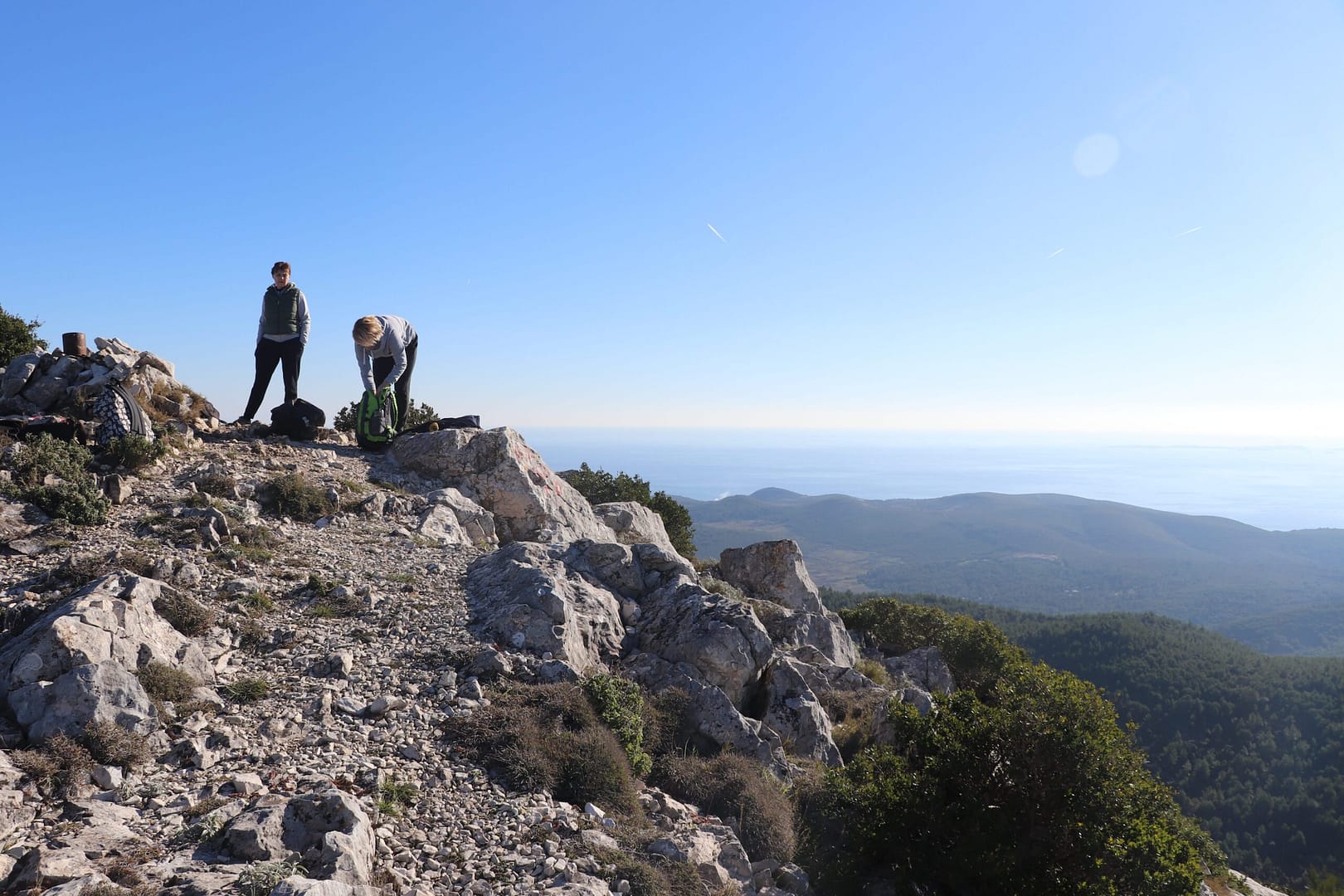 Hike high hills of Korčula island